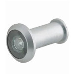 698 Ives Brass Wide-Angle One-Way Door Viewer, 190° 