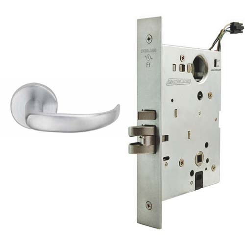 Schlage L9093ELL 03L Electrified Mortise Lock, Fail Safe, w/ Cylinder  Outside