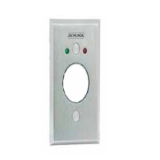 P653066 Locknetics Face Plate Narrow L2 - 2 LEDs Red/Green Stainless