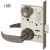 8204 LNP Sargent Mortise Storeroom Lever Lock