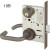 8205 LNJ Sargent Mortise Office or Entry Lever Lock