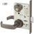 8205 LNL Sargent Mortise Office or Entry Lever Lock