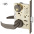 8217 LNP Sargent Mortise Institutional Door Lever Lock