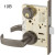 8224 LNL Sargent Mortise Room Door Lever Lock