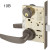 8226 LNB Sargent Mortise Store Door Lever Lock