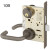 8226 LNJ Sargent Mortise Store Door Lever Lock