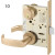 8226 LNL Sargent Mortise Store Door Lever Lock