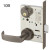 8236 LNL Sargent Mortise Closet Lever Lock