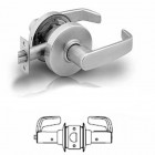 10U65 Sargent cylindrical privacy lever lock