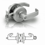 7G05 Sargent cylindrical entry or office lever lock