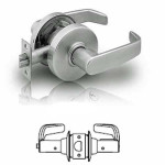 28-7U65 Sargent cylindrical privacy lever lock