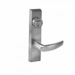 713 ETL Sargent Exit Device Trim - Key Locks/Unlocks Lever Control