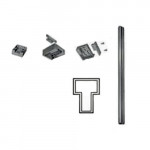L980  Sargent 86" Lockable Mullion, Aluminum