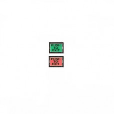 PB3 Securitron Momentary Pushbutton - 1" x 3/4" Rectangle, Red