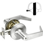 5405LN AU Yale Storeroom or Closet Lever Lock- ANSI F86