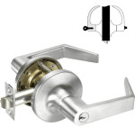 5407LN AU Yale Entrance Lever Lock - ANSI F109