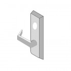 AU626F Yale Exit Device Trim, Rim & Vertical Rod-Escutcheon/Lever