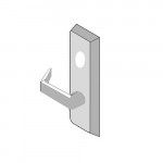 AU626F Yale Exit Device Trim, Rim & Vertical Rod-Escutcheon/Lever