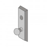 CO622F Yale Exit Device Trim For Rim & Vertical Rod - Escutcheon x Knob & Less Cylinder