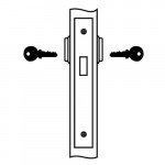 8814-2 Yale Mortise Double Cylinder Deadlock Grade 1