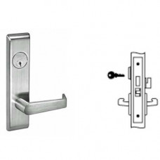 8822FL AUCN Yale Mortise Dormitory Lever Lock Grade 1