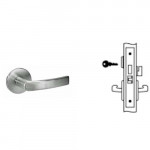 8822FL PBR Yale Mortise Dormitory Lever Lock Grade 1