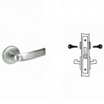 JNR8860-2FL Yale Mortise Store Door Lever Lock Grade 1 - ANSI F14