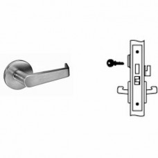 8860FL AUR Yale Room Door Lever Lock Grade 1