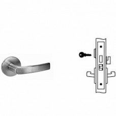 8860FL MOR Yale Mortise Room Door Lever Lock Grade 1