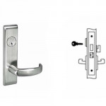 8860FL PBCN Yale Mortise Room Door Lever Lock Grade 1