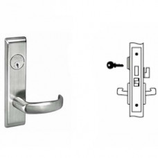 8860FL PBCN Yale Mortise Room Door Lever Lock Grade 1