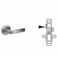 8860FL PBR Yale Mortise Room Door Lever Lock Grade 1