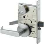 8805FL AUR Yale Mortise Storeroom Lever Lock Grade 1